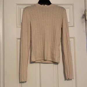 Light pink long sleeve turtleneck